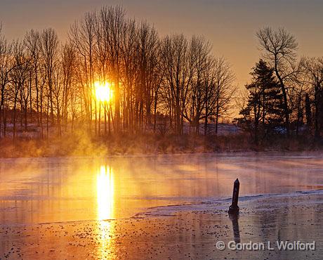 Freezing Rideau Canal Sunrise_20155-6.jpg - Photographed along the Rideau Canal Waterway near Smiths Falls, Ontario, Canada.